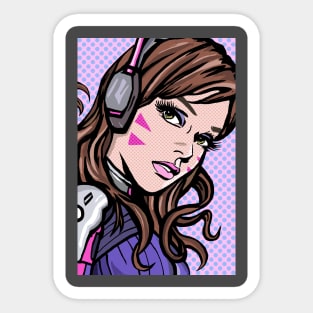 D.Va Lichtenstein Sticker